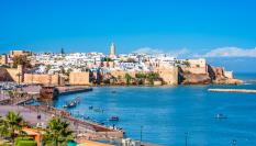 Vista del puerto de Casablanca.