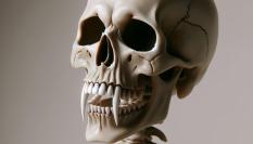 Recreación de una calavera, en una imagen de archivo