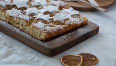 Imagen de archivo de un Brunsviger, un tipo de pastel danés.