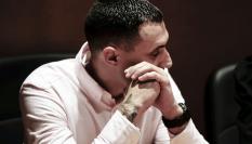 Continúa en la Audiencia Provincial de A Coruña el juicio por el asesinato de Samuel Luiz con cinco acusados para los que la Fiscalía pide penas de entre 22 y 27 años de prisión al ver agravante de discriminación por orientación sexual. En la imagen, el acusado Diego Montaña en la sesión de este miércoles.