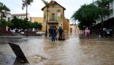 Inundaciones en las calles de Málaga capital
