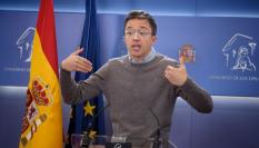 Íñigo Errejón, en el Congreso