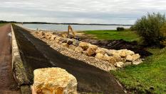 Obras en las presas de La Morge, Beaumont y Chavaudon, en el Lago de Oriente.