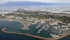 Vista aérea de Almerimar.