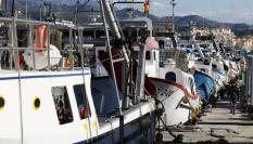 Pescadores del Mediterráneo amarran sus barcos en protesta contra la propuesta de la CE.