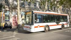Un autobús en la ciudad de Lyon (Francia).
