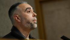 Rubén Sánchez, secretario general de Facua, en la presentación de su libro en Madrid.