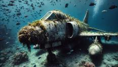 Recreación del Junkers Ju 87 hundido