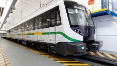 Uno de los modelos de tren que se fabrican en CAF, fabricante vasco de trenes y autobuses eléctricos.