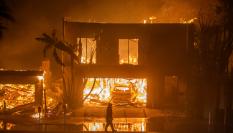 Los incendios en Los Ángeles.