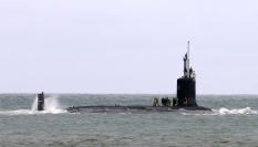 El submarino nuclear USS Indiana, en una imagen de archivo