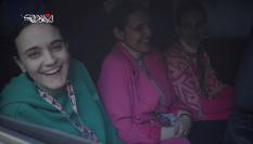 Romi Gonen, Doron Steinbrecher y Emily Damari, las tres jóvenes israelíes liberadas por Hamás.