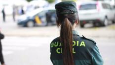 Una agente de la Guardia Civil.