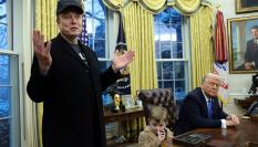 Elon Musk y Donald Trump, este martes, en el Despacho Oval.