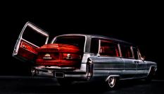 Imagen de un coche fúnebre.