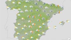 Previsión de AEMET para los próximos días