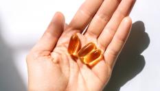 Imagen de archivo de un suplemento de Omega-3.