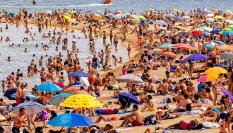 Una playa de España, en una imagen de archivo.
