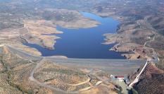 Vista aérea del embalse de El Arenoso.