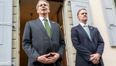 El secretario del Tesoro de EEUU, Scott Bessent, tras la reunión con China en Suiza para suavizar la guerra arancelaria abierta por Donald Trump.