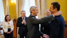 Traspaso de cargo del exconselleiro do Mar Alfonso Villares a Marta Villaverde, tras ser denunciado por un presunto caso de agresión sexual.