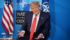 Donald Trump, tras la cumbre de la OTAN en La Haya