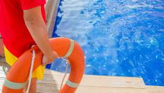 Un socorrista, en una imagen de archivo