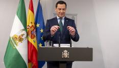 Juan Manuel Moreno Bonilla, presidente de la Junta de Andalucía, en una imagen de archivo.