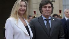 El presidente de Argentina, Javier Milei, y la secretaria de Presidencia y su hermana, Karina Milei; en una imagen de archivo.