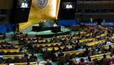 Vista de la Asamblea General de la ONU