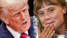 El presidente de EEUU, Donald Trump, y la activista sueca Greta Thunberg; en sendas imágenes de archivo, respectivamente.