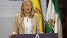 La consejera andaluza de Salud, Rocío Hernández en julio.