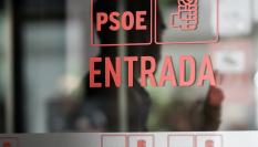 Imagen de archivo de la entrada de la sede del PSOE en la calle Ferraz (Madrid).