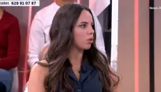 La estudiante Carla Pamies, en el programa Y ahora Sonsoles.