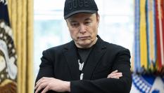 Imagen de archivo del magnate tecnológico Elon Musk, en el interior del Despacho Oval, en la Casa Blanca.