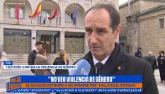 El alcalde de Alpedrete, Juan Fernández, en una captura del vídeo con sus polémicas declaraciones.