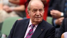 El rey Juan Carlos en Wimbledon 2017