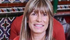 La esposa del presidente del Gobierno, Begoña Gómez, el 23 de julio de 2023, yendo a votar con su marido a un colegio electoral de Madrid.