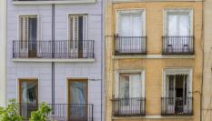 Una fachada de Madrid