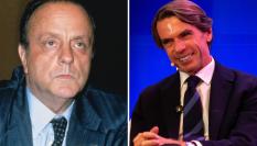 Combo de imágenes de Manuel Fraga y José María Aznar, respectivamente.