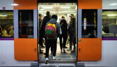 Aspecto de la estación de Fabra i Puig de Barcelona, el 26 de enero de 2026, tras la recuperación paulatina del servicio de Rodalíes.