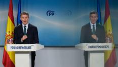 El presidente del PP, Alberto Núñez Feijóo