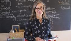 Una profesora, en una imagen de archivo.