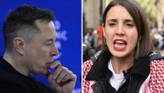 Elon Musk e Irene Montero.