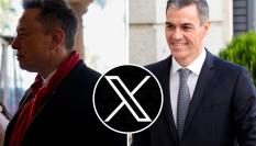 El magnate tecnológico Elon Musk y el presidente del Gobierno de España, Pedro Sánchez; en sendas imágenes de archivo, respectivamente.