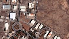 Imagen satelital Vantor que muestra el complejo nuclear de Natanz y la infraestructura circundante en la provincia de Isfahán (Irán), el 1 de marzo de 2026.