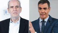 Guillermo Toledo y Pedro Sánchez.