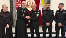 El cardenal latino católico, Pierbattista Pizzaballa, durante una reunión con la policía de Israel, el 30 de marzo de 2026, en Jerusalén.