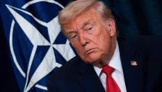 Donald Trump, en una reunión de la OTAN el passdo mes de enero