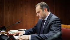 José Luis Ábalos durante su comparecencia en la Comisión por el caso Koldo